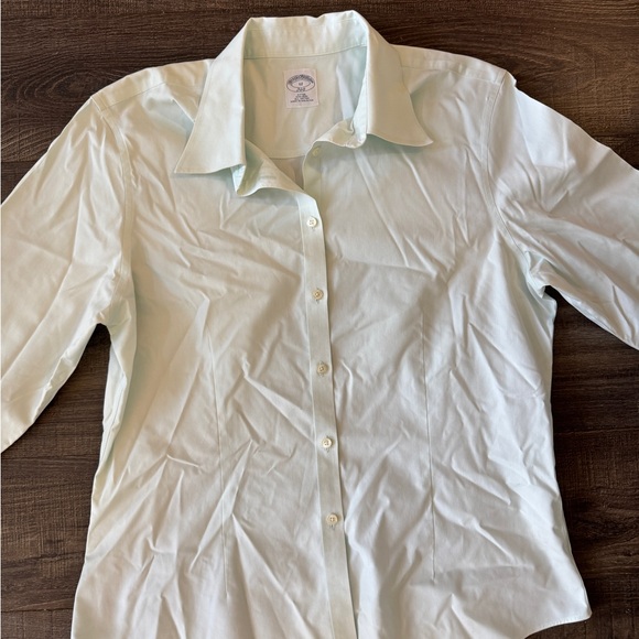 Brooks Brothers Mint Green Dress Shirt - Picture 3 of 9